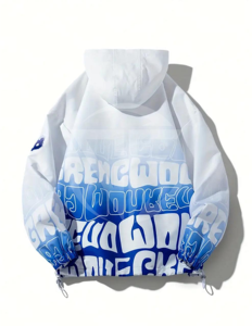 เสื้อฮู้ดสวมหัวผ้าฝ้าย100% สำหรับผู้ชายเสื้อผ้าแนวสตรีทแบบมีซิปแบบลำลองสำหรับฤดูหนาวผลิตตามสั่ง - Product Image 2