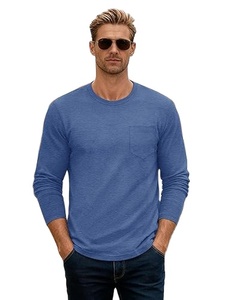 Camisetas de Pesca de Manga Larga para Hombre, Protección Solar UPF 50+, Camisetas de Algodón con Protección UV - Product Image 1