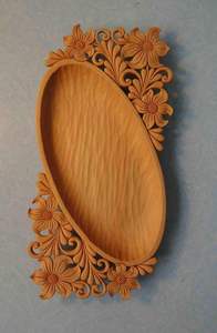 LISTE PLATEAU IMPRIMÉ EN BOIS MEILLEURE QUALITÉ SCULPTÉ Forme carrée disponible et artisanat indien meilleur échantillon Offre Spéciale - Product Image 4