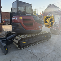 Mini-excavatrice d'occasion ViO80-1A, 8 tonnes, excavatrice hydraulique sur chenilles japonaise à vendre