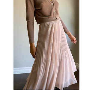 กระโปรงสตรีทแวร์ระบายอากาศได้ดีซักได้เสื้อผ้าตามสั่งแบบหรูหราผลิตจากเวียดนาม - Product Image 3