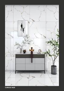 Carreaux De Sol En Porcelanato En Marbre Blanc 600x600 600 Carreaux De Sol 600x600 Carreaux De Céramique En Porcelaine pour Revêtement De Sol - Product Image 3