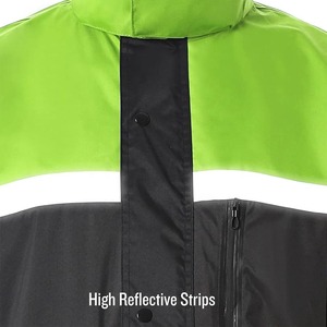Chaqueta de seguridad para lluvia Equipo de trabajo ligero para lluvia Impermeable 2026 Traje de lluvia de diseño superior personalizado de alta calidad - Product Image 6
