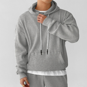Sudadera con capucha de alta calidad Algodón poliéster hombres sudaderas con capucha impresión personalizada Full Fleece Heavyweight Hoodie - Product Image 1