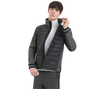 2025 hommes coupe-vent épais chaud veste coupe-vent coton rembourré fermeture éclair manteaux mâle col montant en gros pas cher bouffant veste - Product Image 2