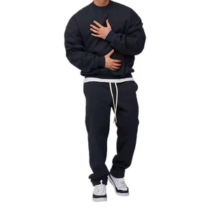 Chándales para hombre Slim Fit 100% Poliéster algodón Sudor Hombres Sudaderas con capucha Sudaderas Ropa casual Chándales para hombre Trajes de sudor - Product Image 1