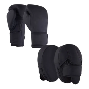 Guantes de boxeo con logotipo estampado personalizado, guantes de boxeo profesionales de piel de vaca sintética, guantes de boxeo para entrenamiento, venta al por mayor - Product Image 6