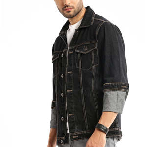 Hot Selling in High Quality Comfortable Men Denim <b>Jackets</b> Factory Custom New Fashion Men Denim <b>Jackets</b> for Casual Wear OEM - Product Image 3