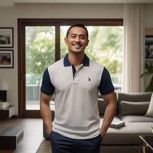 เสื้อโปโลแขนสั้นสำหรับผู้ชายเสื้อโปโลสำหรับใส่วิ่งออกกำลังกาย - Product Image 4