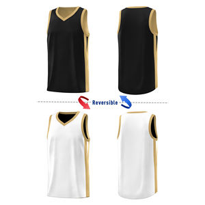Maillot de basket respirant en gros, sublimation personnalisée, logo personnalisé, léger, durable, haute performance - Product Image 2
