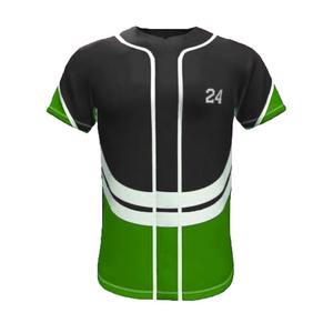 Venta al por mayor ligero transpirable hombres béisbol Jersey personalizado impreso deportes uniforme último diseño sublimado - Product Image 4