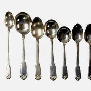 Juego de utensilios de cocina, mango de diseño, servidor de ensaladas de acero inoxidable, servidores de ensaladas decorativas de metal - Product Image 3