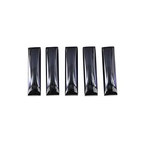 New Arrival Natural Black <b>Onyx</b> Quartz Flat Rectangle 6x23mm Loose Gemstone Making Handmade <b>Necklace</b> Jewelry - Product Image 1