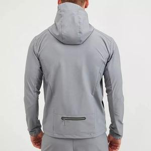 Chaqueta para hombre, diseño de logotipo personalizado, ropa de calle, chaqueta de lluvia cortavientos, chaqueta impermeable tejida para deportes al aire libre, chaqueta para correr para hombre - Product Image 2