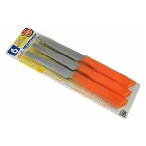 Juego de cuchillos naranja de 6 piezas Bonomi 30006ANSC, cubertería de acero inoxidable - Product Image 1