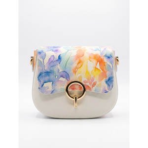 Sac fourre-tout structuré en cuir véritable Dollaro Savage, bandoulière, poignée unique, chaînes, fabriqué en Italie - Art. 26122 pour filles, été - Product Image 1