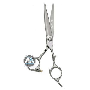 Tijeras de peluquería azul profesional, mango de acero, hoja de acero inoxidable, tijeras de adelgazamiento rectas para corte de pelo para Peluqueros - Product Image 3