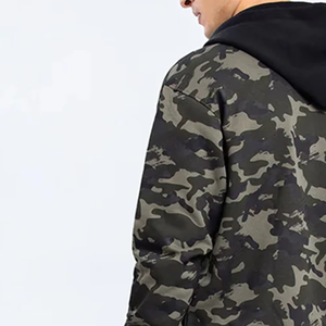 Sweat à capuche à fermeture éclair d'hiver léger 100% coton pour hommes-Impression numérique personnalisable Streetwear Fashion avec confort quotidien - Product Image 2