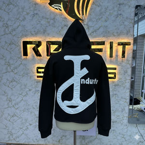 Sudadera con capucha y cremallera de calidad superior con etiqueta personalizada más demandada, sudaderas con capucha estampadas hechas en fábrica a precio barato, sudaderas con capucha para hombre - Product Image 2