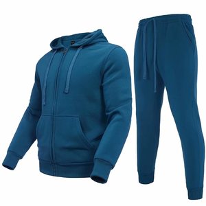 Vêtements de sport de bonne qualité survêtements de fitness et de gymnastique ensemble de deux pièces Slim Fit survêtement d'entraînement survêtement de jogging pour hommes vente à chaud - Product Image 2