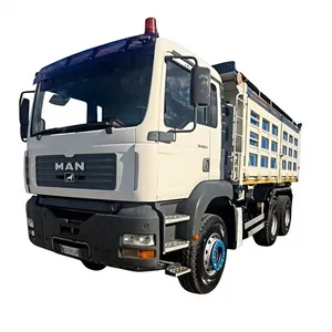 Camion MA N TGA 460 a 3 assi con cassone ribaltabile, doppie ruote posteriori, motore a combustione interna, cambio automatico, Euro 5 - Product Image 1
