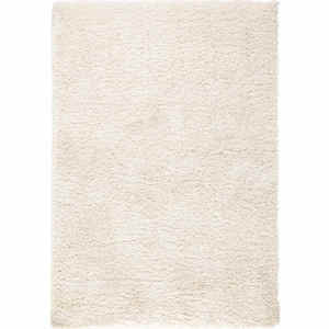 Venice Cream Deep-Pile Viscose <b>Rug</b> Minimalist Solid Color <b>Hallway</b> <b>Runner</b> Machine Made Rectangular - Product Image 1