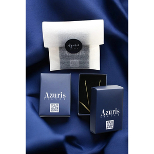 ต่างหูเงินแท้ 925 รุ่น Azuris ALPALI2011 ประดับด้วยพลอยเพทายสีม่วงขนาด 4 มม. และมุกเปลือกหอยเมอร์ค่าขนาด 8 มม. สินค้าใหม่จากตุรกี - Product Image 6