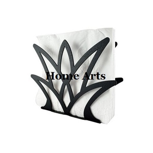 Classic Design Iron <b>Napkin</b> <b>Holder</b> Customized Shape Size Black Color <b>Napkin</b> <b>Holder</b> At Affordable Price - Product Image 1