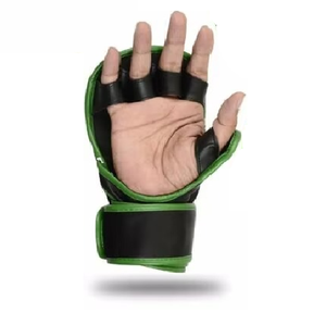 Vente en gros de gants de sparring MMA en cuir de vachette véritable Muay Thai sac de sable gants de boxe UFC demi-doigts Kimono pour martiaux - Product Image 2