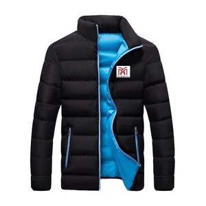 Veste d'hiver en softshell en nylon à col personnalisé de style streetwear pour homme Fermeture éclair sur le devant Logo respirant Écologique - Product Image 6