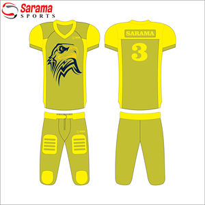 Vente chaude maillot de football américain maillot de football américain de haute qualité porter l'uniforme de football, - Product Image 3