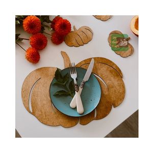 จานและจานจากเวียดนามเครื่องชาร์จไม้รูปทรงใบไม้ทันสมัยรุ่นใหม่ - Product Image 3
