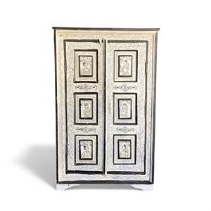 Décoration de maison ethnique, commode en bois - Product Image 1