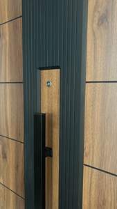 PUERTA DE ACERO DE SEGURIDAD DE LA MEJOR CALIDAD AL POR MAYOR, Puerta Principal Exterior Moderna Manual Antirrobo de Fabricante Turco Acabada - Product Image 4