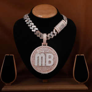 MB Round Club personalizado Moissanite diamante colgante 925 plata esterlina completo Iced Out Hip Hop Moissanite colgante regalo para hombres - Product Image 5