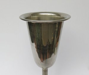 High Quality Simple Design Aluminum Wine Cooler with Polished Finish for <b>Champagne</b> Metal Ice <b>Bucket</b> Stand Base for Parties - Product Image 2