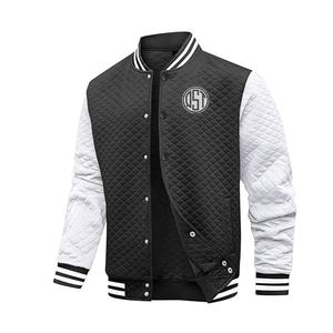 Chaquetas universitarias de béisbol de moda para hombres PU cuero y lana Letterman chaqueta Unisex chaquetas personalizadas Etiqueta Privada fabricante OEM - Product Image 6