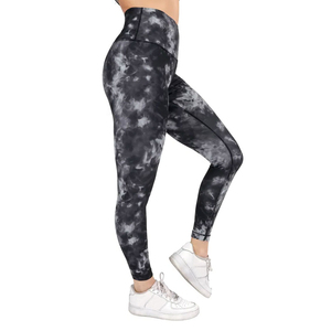 Taille personnalisée Collants sans couture pour femmes Taille haute décontracté Gym Workout Yoga Legging avec sublimation Logo personnalisé respirant - Product Image 5