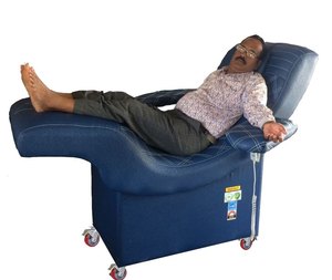 โซฟาบริจาคโลหิตแบบพกพาปรับได้เพื่อความสะดวกสบายในการบริจาคในโรงพยาบาลที่ทันสมัยพร้อมปั๊ม - Product Image 4