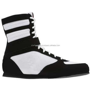 Wrestling <b>Shoes</b> Genuine Leather with PVC Sole and Lace Closing Training <b>Boxing</b> Wrestling Taekwondo <b>Shoes</b> - Product Image 5