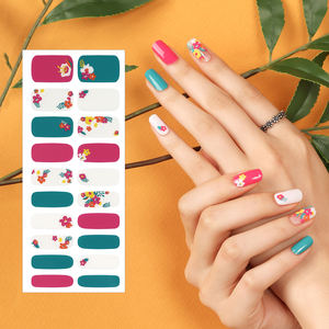 ShineB Gel Bandes À Ongles #45836 Parfum Fleur Meilleure vente facile ongles autocollants Salon Haute Qualité fleurs artificielles fabriquées en corée - Product Image 1