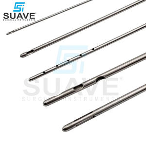 SUAVE SURGICAL I-Cánula de Liposucción para Cirugía Plástica, Juego de 5 Piezas con Adaptador de Transferencia, Mango Chapado en Azul - Product Image 2