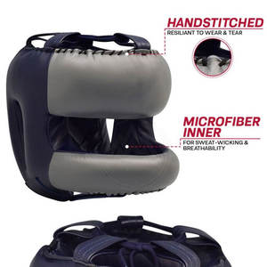 Casco de Boxeo Deportivo dual con diseño personalizado, protector de cabeza de cuero para entrenamiento, la mejor oferta - Product Image 5