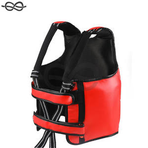 Boxe poitrine garde MMA Kickboxing corps gilet Arts martiaux protecteur réversible côtes bouclier Taekwondo entraînement Protection complète - Product Image 6