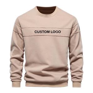 Sweat-shirt pour homme surdimensionné en coton lourd à col rond, impression personnalisée OEM, pas cher - Product Image 5