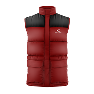 Chaquetas personalizadas de lujo para los hombres pesados de moda personalizada climatizada al por mayor Gilet chaqueta hombres ropa Puffer/a prueba de viento - Product Image 4