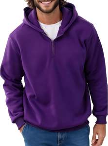 Sudadera con Capucha para Hombre, con Cierre, Mezcla de Algodón Suave, Cómoda para el Invierno, Uso Diario Informal y al Aire Libre - Product Image 2