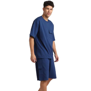 Men's High Quality <b>Light</b> Weight Breathable T-Shirt Short Set Top Trending Comfortable Summer Best Designs for Adults - Product Image 5