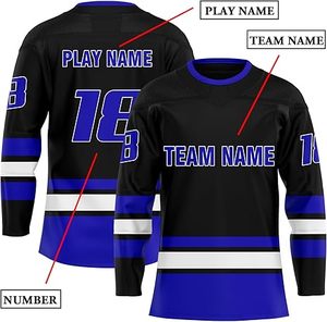 Conception personnalisée 2025 sublimé maillot de hockey sur glace attirail sergé couture ensemble uniforme approvisionnement en gros pour les équipes et les clubs - Product Image 6