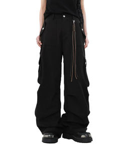 Pantalones Cargo de Cintura Alta para Hombre, Elegantes, Color Gris Oscuro, Ajustados, de Nailon, para Exteriores, Desmontables, Lote de Existencias para Hombre - Product Image 5